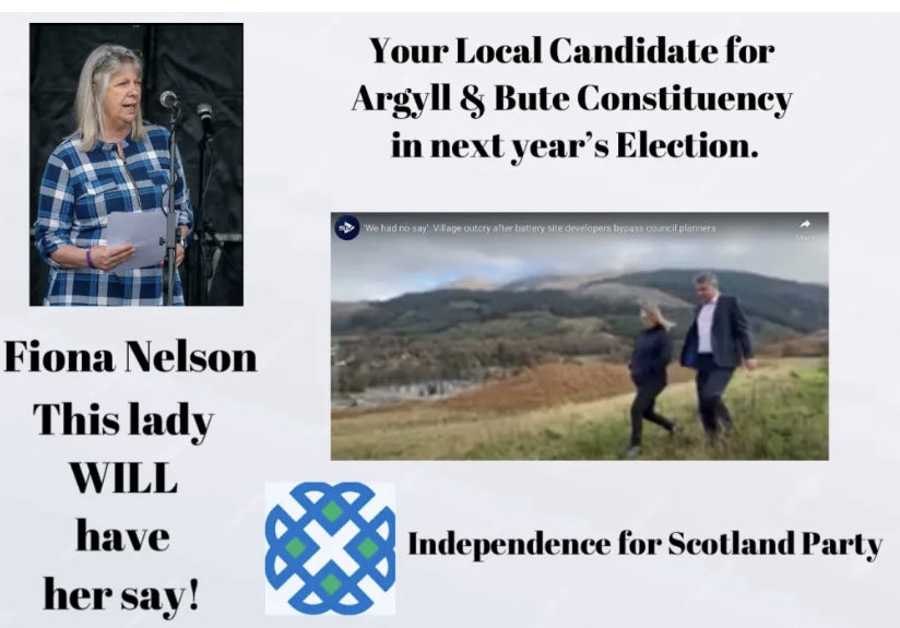 “The candidates already prepared to stand with LS have very loud voices and they will be heard, even around Taynuilt!!!”

<a href="/IndyScotParty/">ISP - Independence for Scotland Party</a> <a href="/VoteSovereignty/">Sovereignty</a> <a href="/Indy4IndyNow/">@I4I</a> <a href="/LiberateScot/">Liberate Scotland</a> 

#CountryBeforeParty 
#OutcomesNotIncomes
#ScottishNotBritish 

joansjigsaw.uk/2025/10/24/why…