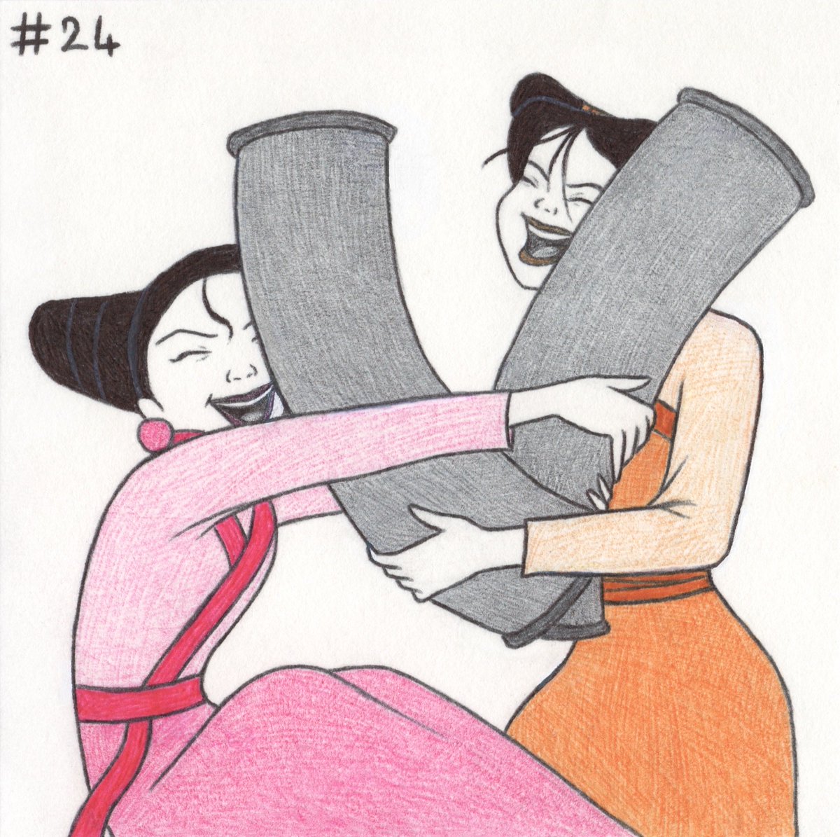 #Inktober2025, Day 24: #Rowdy.

“Mei! Su!”

#inktober #inktober2025rowdy #Mulan2 #MulanII #Mei #Su #Disney #WaltDisney #art #fanart #traditionalart