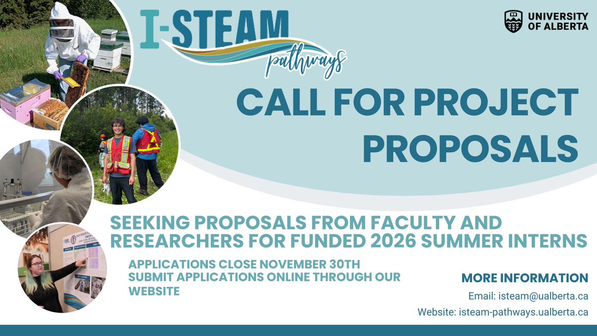 I-STEAM Pathways@UAlberta tweet media