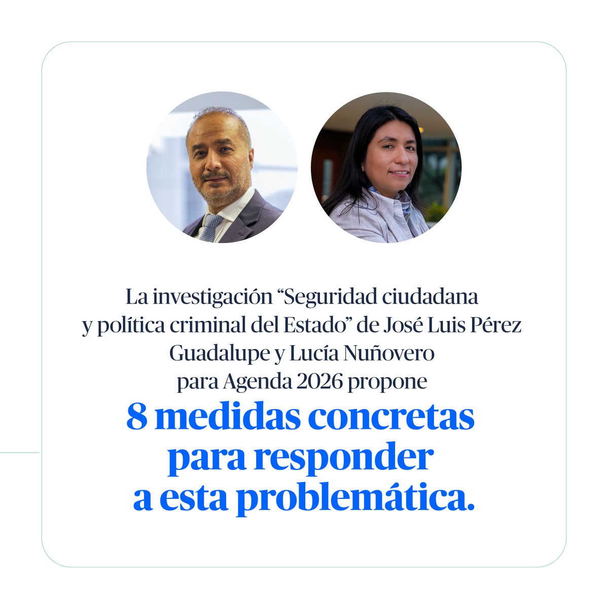 🚨 64% de peruanos ve la inseguridad como su principal preocupación.
Las denuncias por extorsión pasaron de 4 mil a 22 mil entre 2021-2024 y la ciberdelincuencia creció 220%.
📘José Luis Pérez Guadalupe y Lucía Nuñovero analizan el fenómeno en Agenda 2026: bit.ly/4qmvsZT