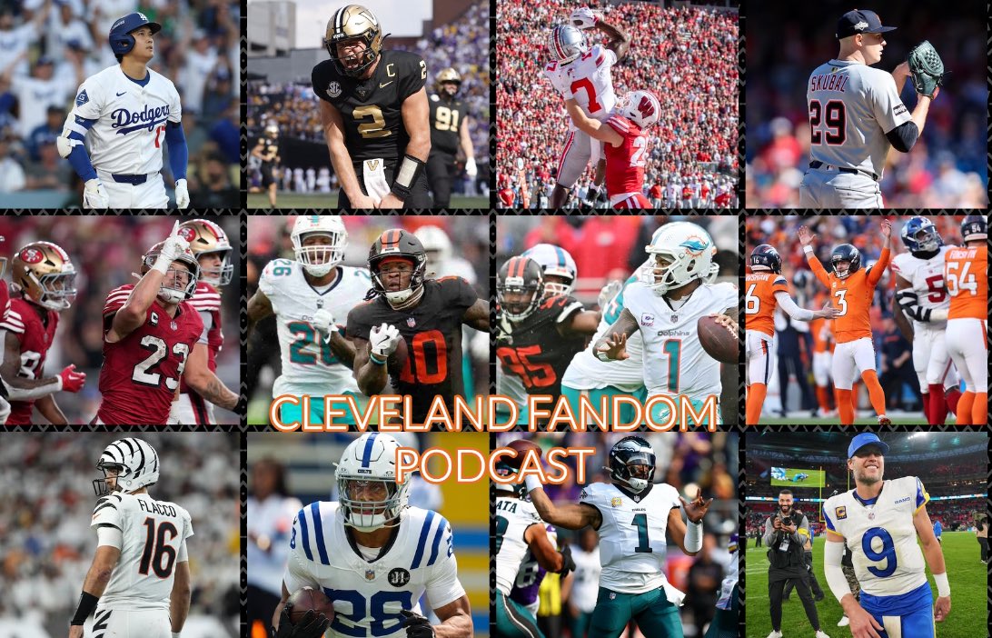 #ICYMI 

Ep. 223: Browns Bounce Back, Buckeyes Bully Badgers, Shohei Baffles Brewers, World Series Set &amp; More

#Cleveland #DawgPound #LetEmKnow  #GuardsBall  #WhatsYourFandom #ForTheLand   #ApplePodcast  #AppleMusic #Spotify #iHeartRadio #Browns #NFL #Dolphins #Lions #Chiefs