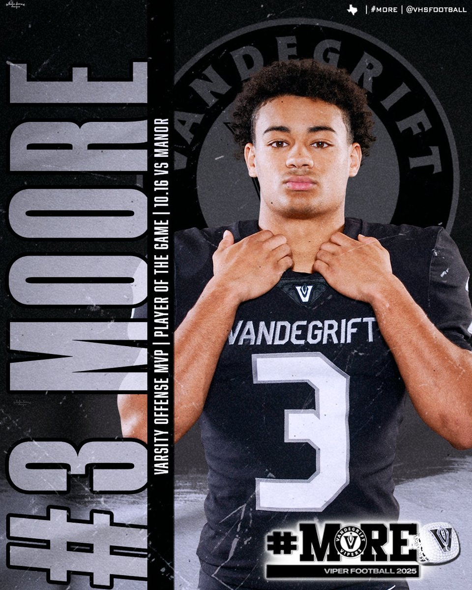 VHSFootball's tweet photo. Congrats to our Offense Players of the game last week against Manor! 🔥 https://t.co/sq8vyqMrB9
