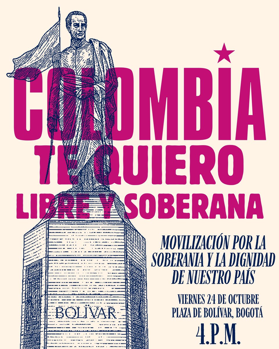 ❤️‍🔥✊🏽❤️¡COLOMBIA te quiero, libre y SOBERANA!