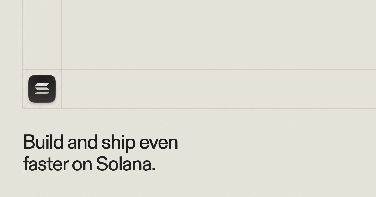 SolanaFndn's tweet image. Introducing Launch on @solana, Kora, and CommerceKit.
New open source Solana tools to help you get to market even faster.