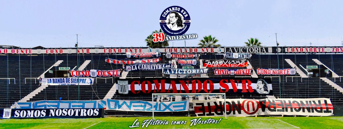FELIZ ANIVERSARIO 39 COMANDO SVR!!

BARRA DE ALIANZA LIMA y de TODAS LAS SANGRES.

Hij@s nVestras....  no keda dvda

#ArribaAlianza