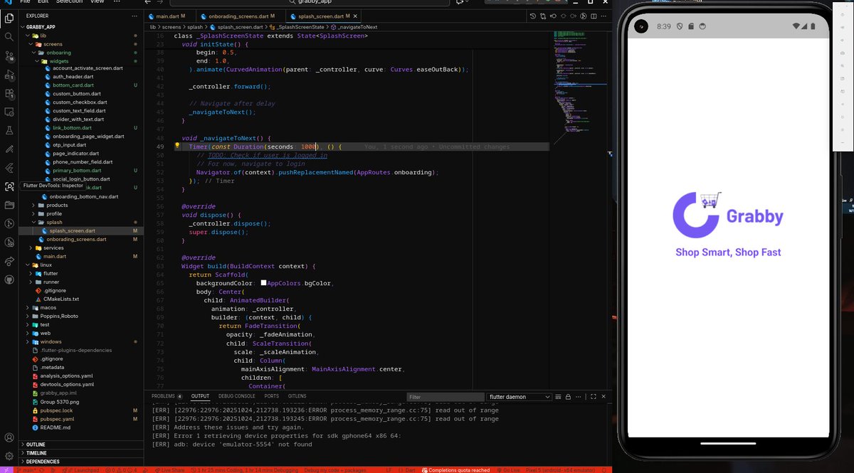 dev_useee's tweet image. i am @dev_useee i am a flutter developer, currently building Grabby an e-commer mobile with cool and lot of features.