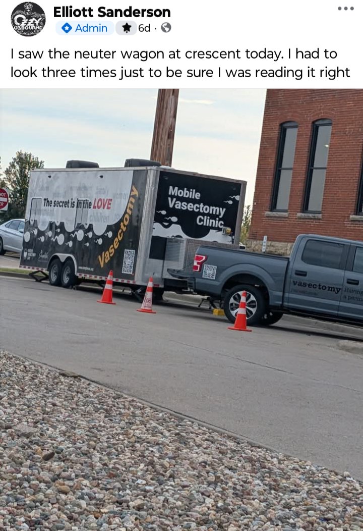 Can you please send this vasectomy clinic to Minnesota Michigan Ohio New Jersey anywhere Texas anywhere there's a bunch of Muslim men can you get them all of vasectomies