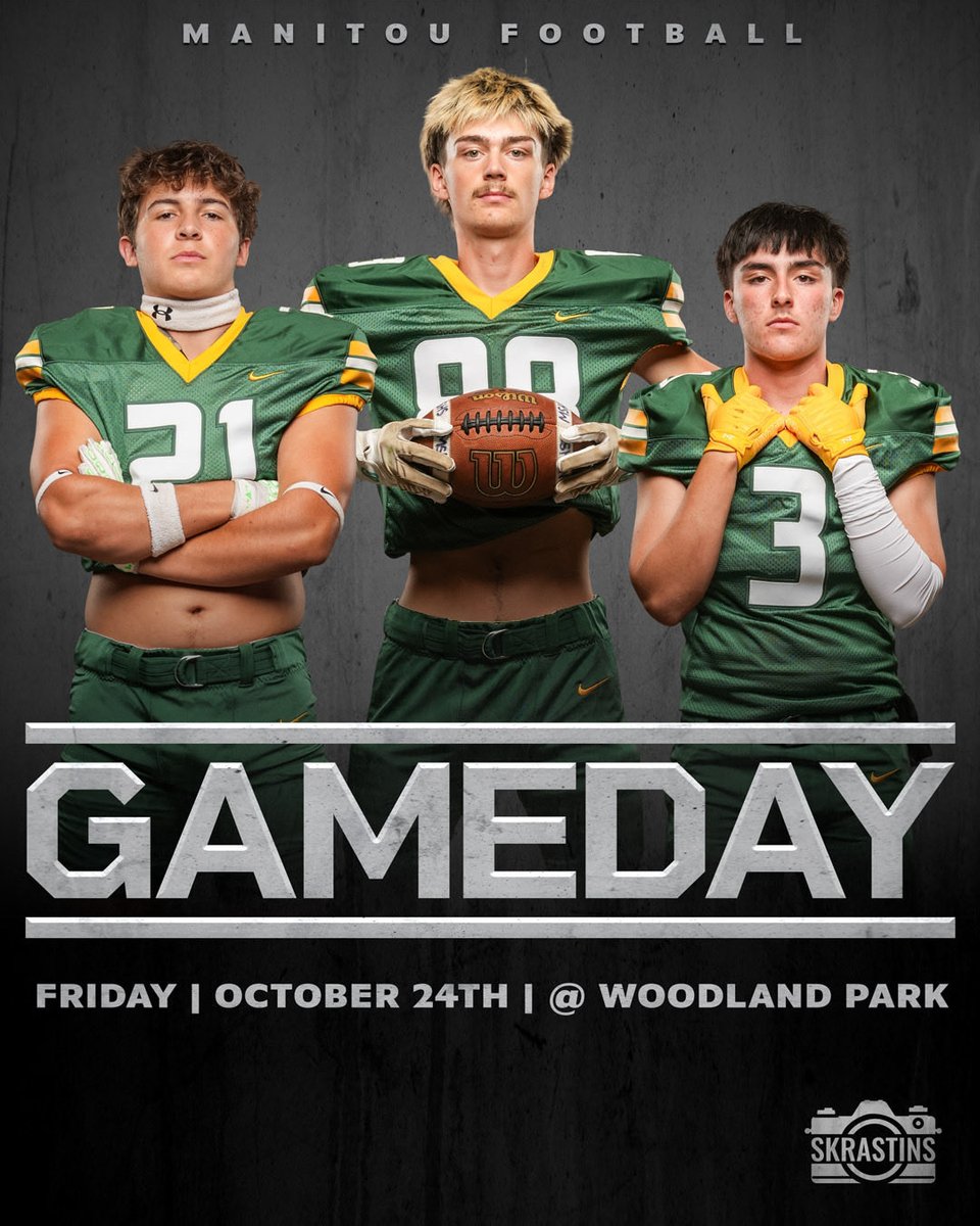 ManitouMustangs's tweet image. Time for some football under the Friday Night Lights! Our Mustangs are on the road to Woodland Park tonight. Bring home that W! #servetheM