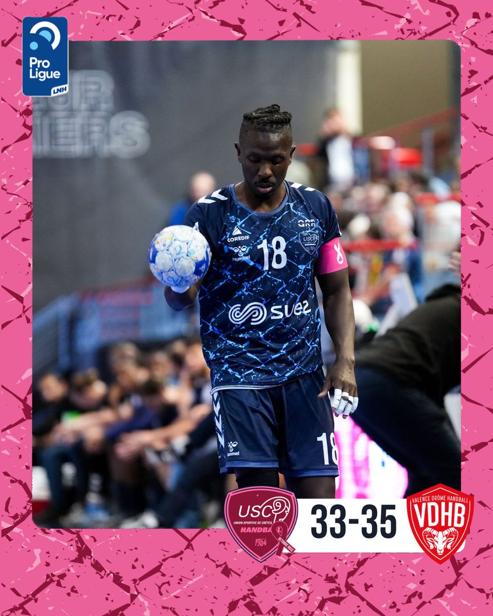 🏁Fin de match Créteil/Valence 33-35
Créteil était bien revenu dans la partie mais les pertes de balles trop nombreuses ont fait défaut ce soir...
Faire le vide pendant la trêve et revenir plus fort 💙🩵
📷 <a href="/judumelie/">Julie Dumélié</a>