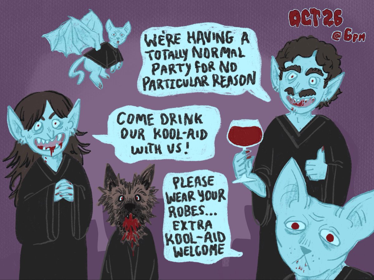 Last minute party to celebrate cancer free-ness! 

My fiancée and I are having a lil Halloween costume party on Sunday! 

Any mutuals who wanna stop by we’re having loads of people and cocktails and karaoke~!  

DM me for the address we’d love to have you!