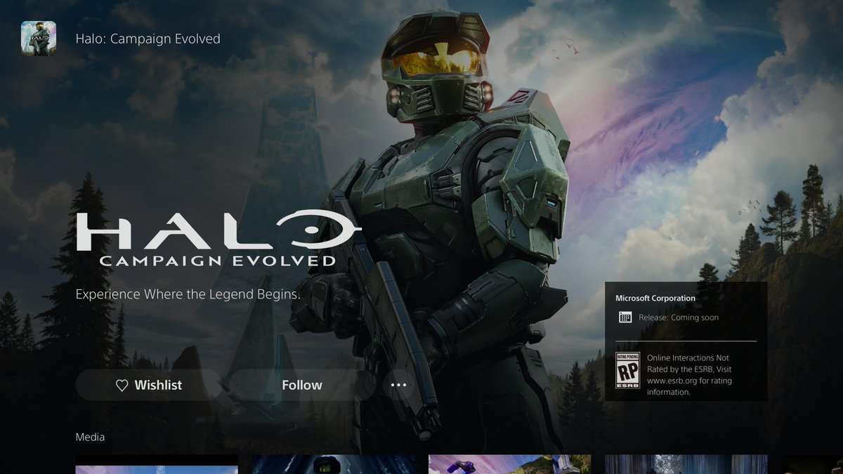 Halo on the PlayStation Store…