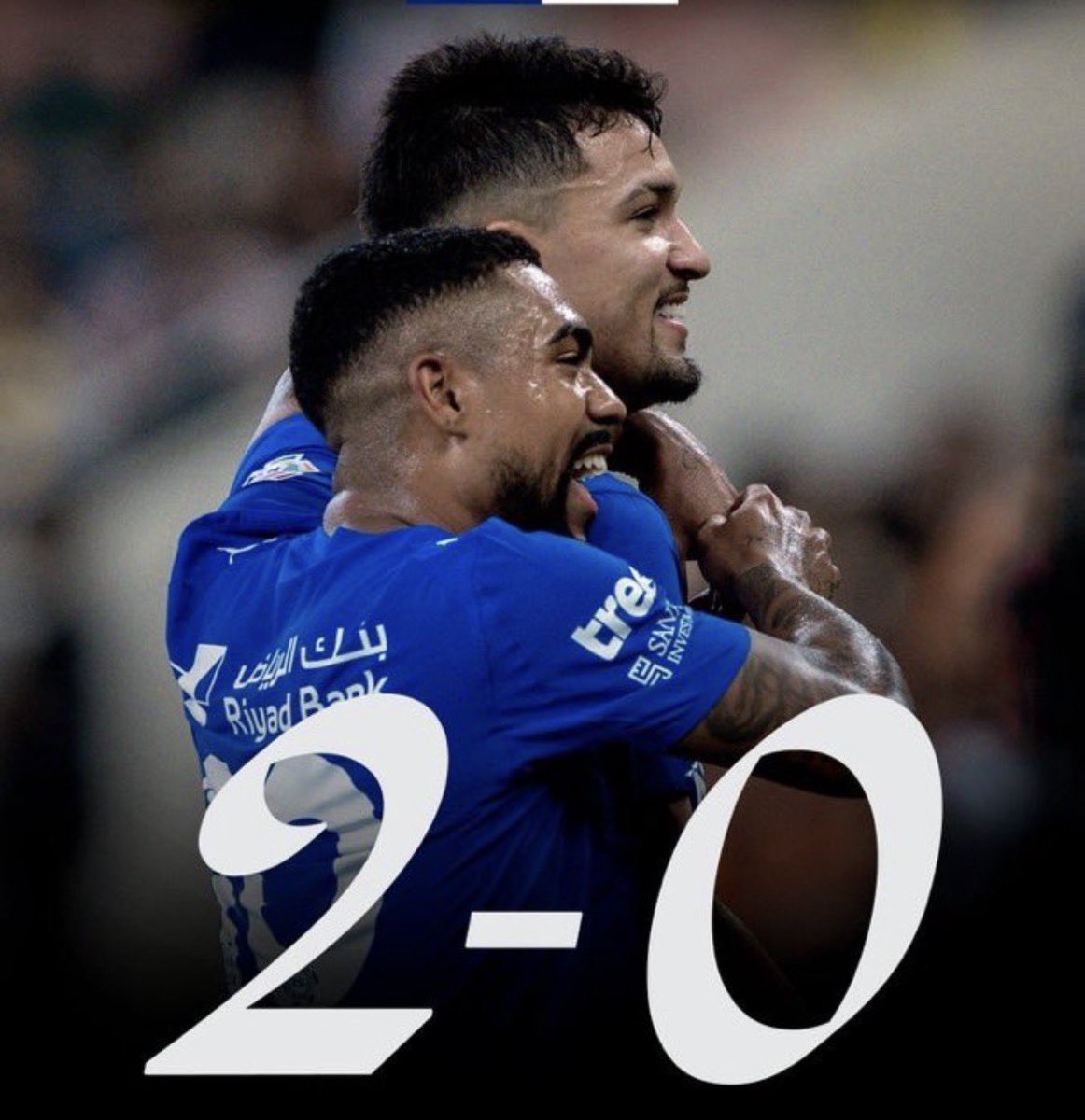 الحمد لله والشكر 💙🤍
ليلة من الليالي الزرقاء الجميلة ..
بإذن الله بداية الانطلاقة نحو تحقيق الدوري 

 #الاتحاد_الهلال