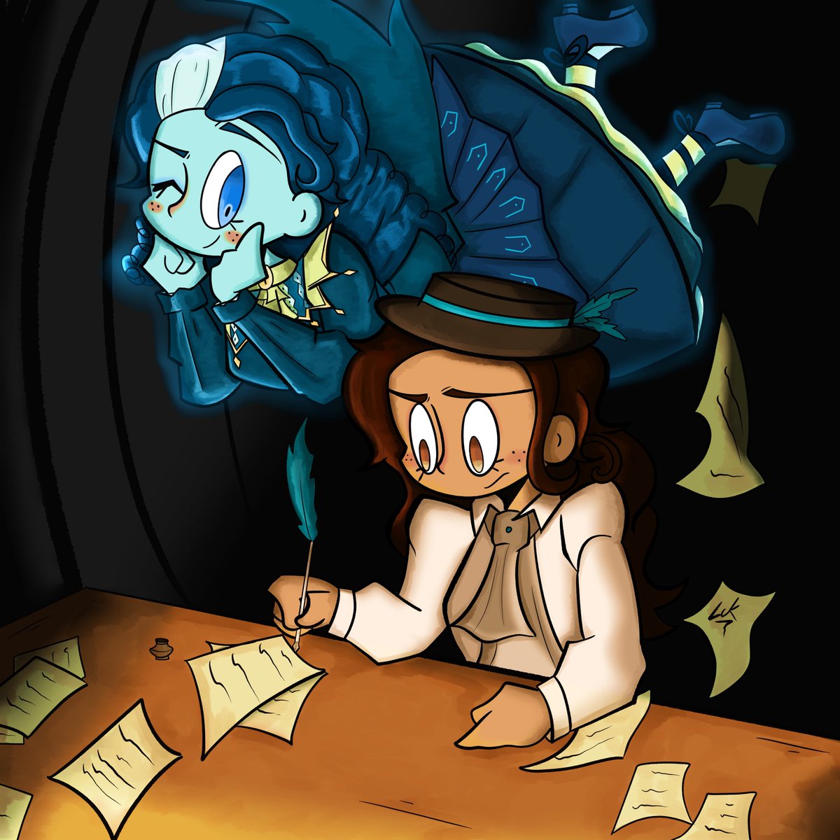 alessluk's tweet photo. Si tienen la oportunidad vayan a ver #SoyFrankelda 💙🔝

El primer largometraje stop-motion en México 🇲🇽

#frankeldasbookofspooks #fanart #frankeldafanart #digitalart https://t.co/4aKlzKPZLn
