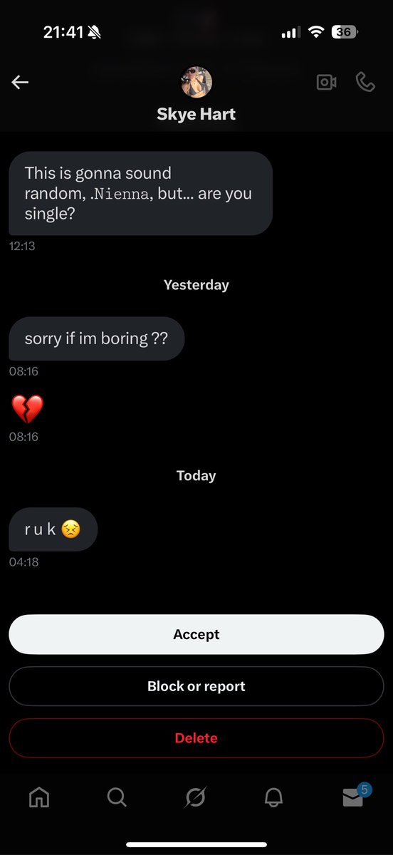 Sounding a lot like me ex right now. Calm down