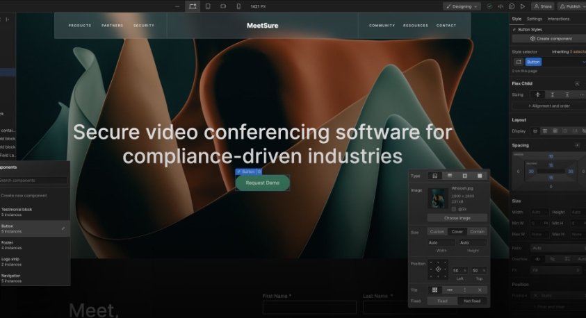 larrybson21's tweet image. Day 3 of #30DaysDevlog 😁
Been learning Webflow today from their official YouTube channel — slowly getting the hang of it 👨🏽‍💻🔥

At the end of the day, it’s showing up that counts 💪
#Webflow #BuildInPublic