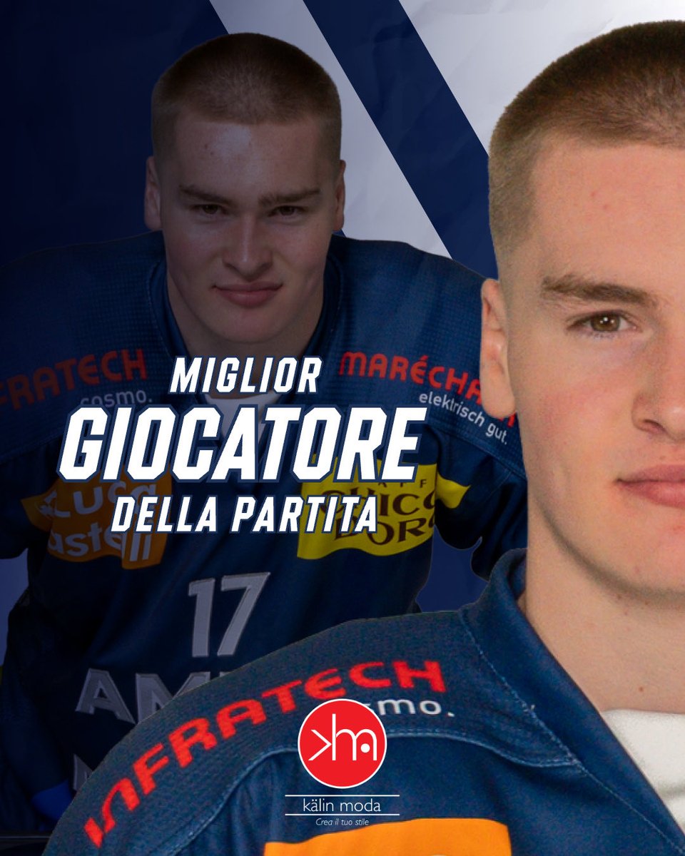 ⚪️🔵 Il miglior biancoblù sul ghiaccio questa sera è Miles Müller 💪🏻