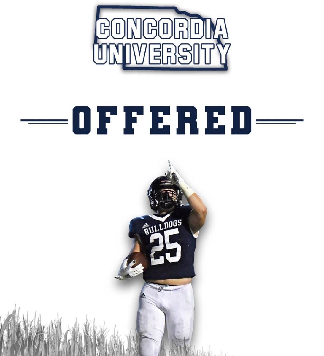 After a great conversation with <a href="/DevinZeigler1/">Devin Zeigler</a> I’m beyond blessed to receive my third offer from University of Concordia Nebraska!
<a href="/CoachFWhite/">Floyd White</a> <a href="/Pampa_Athletics/">Pampa ISD Athletics</a>