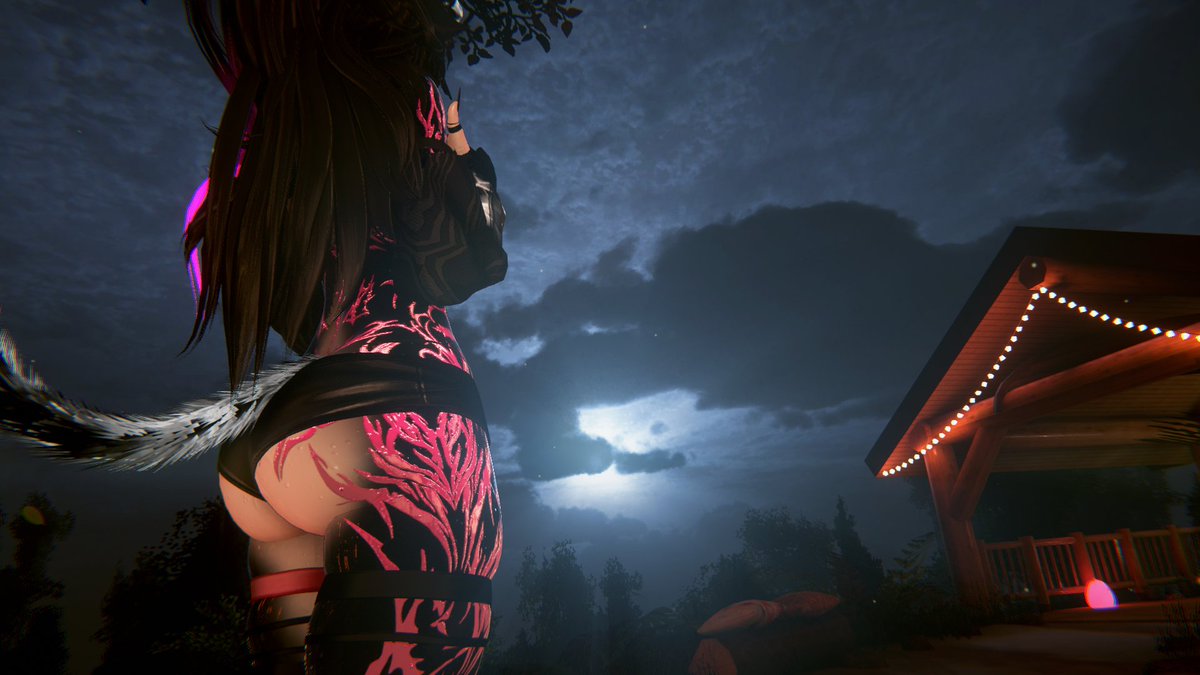 meow such a pretty view meow #VRChat #VRChatPhotography