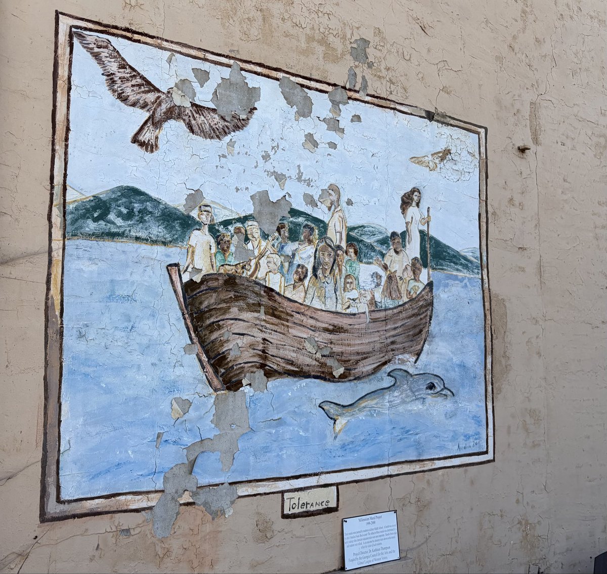 CorgansEar's tweet image. Wall art in Ellijay… #tolerance