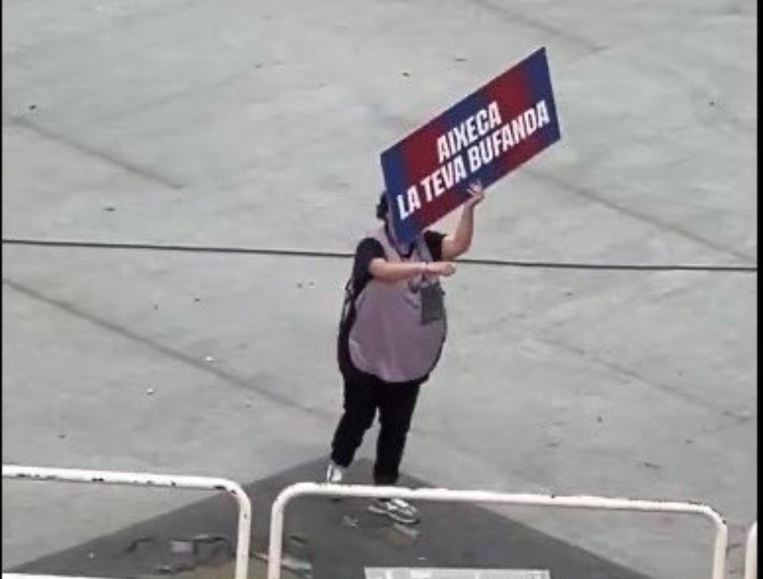 Porto dies que veient aquesta imatge i només puc dir que és lamentable.