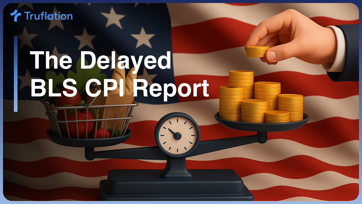 🎯 Truflation nailed the CPI prediction. Our forecast was shared with our  premium subscribers on October 13 and released publicly yesterday, calling  for 3.0% YoY inflation. Some markets expected a higher 3.1%