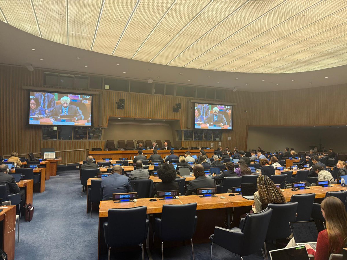 National Statement delivered by Mr. Bedi Anmol Sher - Senior Advisor during the Thematic Debate on ‘Conventional Weapons’ at the First Committee of the 80th UN General Assembly, New York, 24 October 2025.