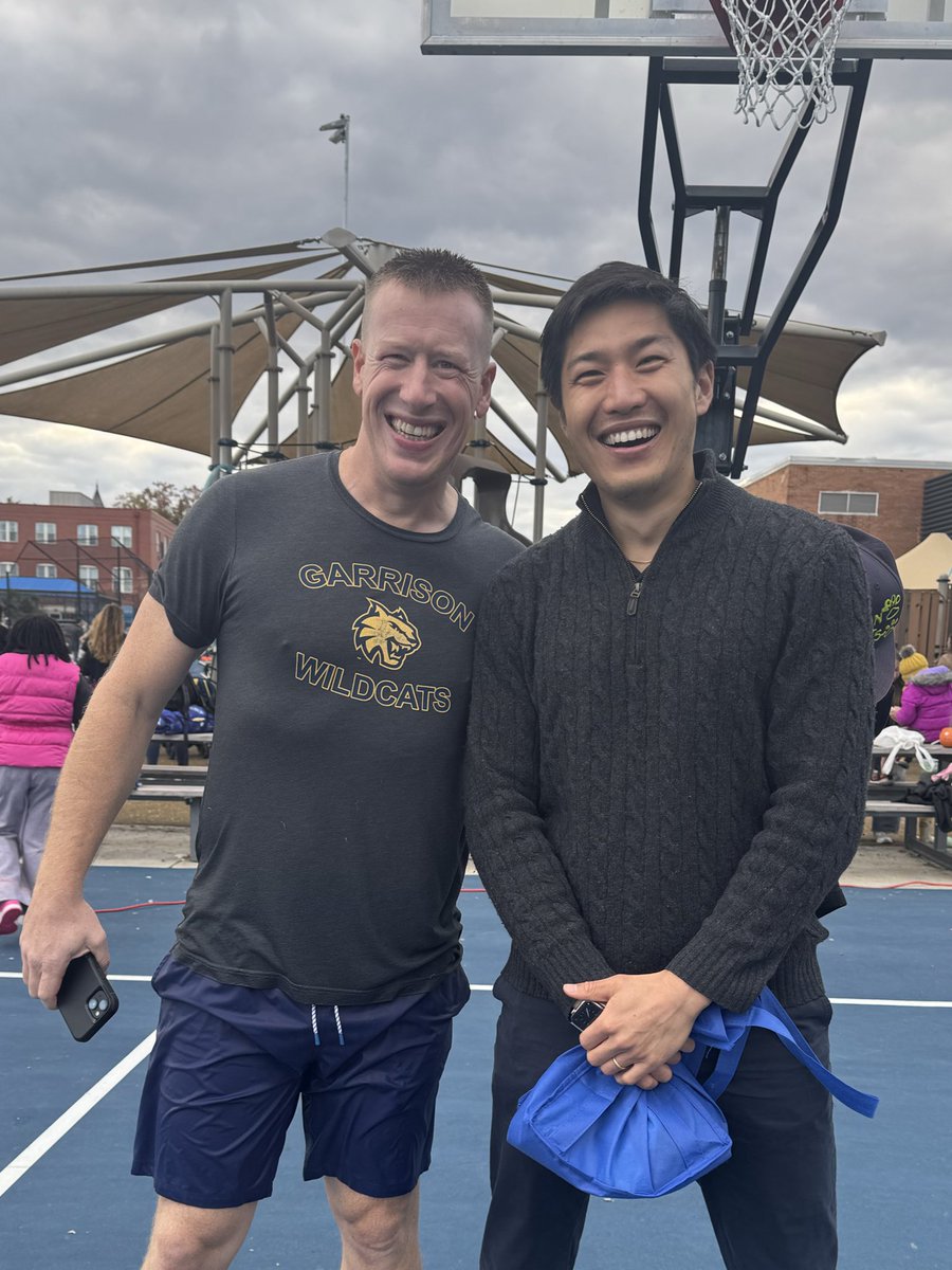 At Garrison Elementary’s Fall Festival today! Great to catch up with families and hear how the school year’s going &amp; yes, here’s the before and after of Principal Kip getting dunked in the pool by students. School spirit in full splash! <a href="/dcpublicschools/">DC Public Schools</a> <a href="/DCSBOE/">DC State Board of Ed</a>