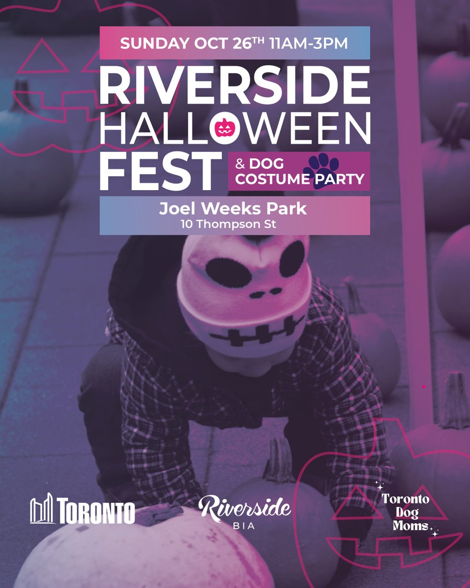 We’re excited to be a vendor at the Riverside Halloween Fest this Sunday, October 26th! Visit us from 11:00 am – 3:00 pm at Joel Weeks Park. We’re looking forward to a spook-tacular event 👻🎃

Learn more: eventbrite.ca/e/riverside-fa…

#RiversideTO