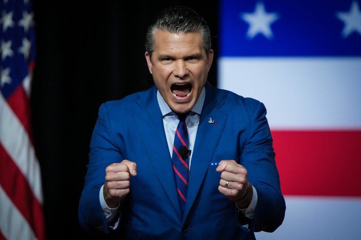"This star-spangled Narcissus is restless, ambitious and drunk on power."

<a href="/GrimKim/">Kim Kelly</a> reporting on the background and rise of the morally bankrupt and intellectually barren “secretary of war” Pete Hegseth. 

inthesetimes.com/article/americ…