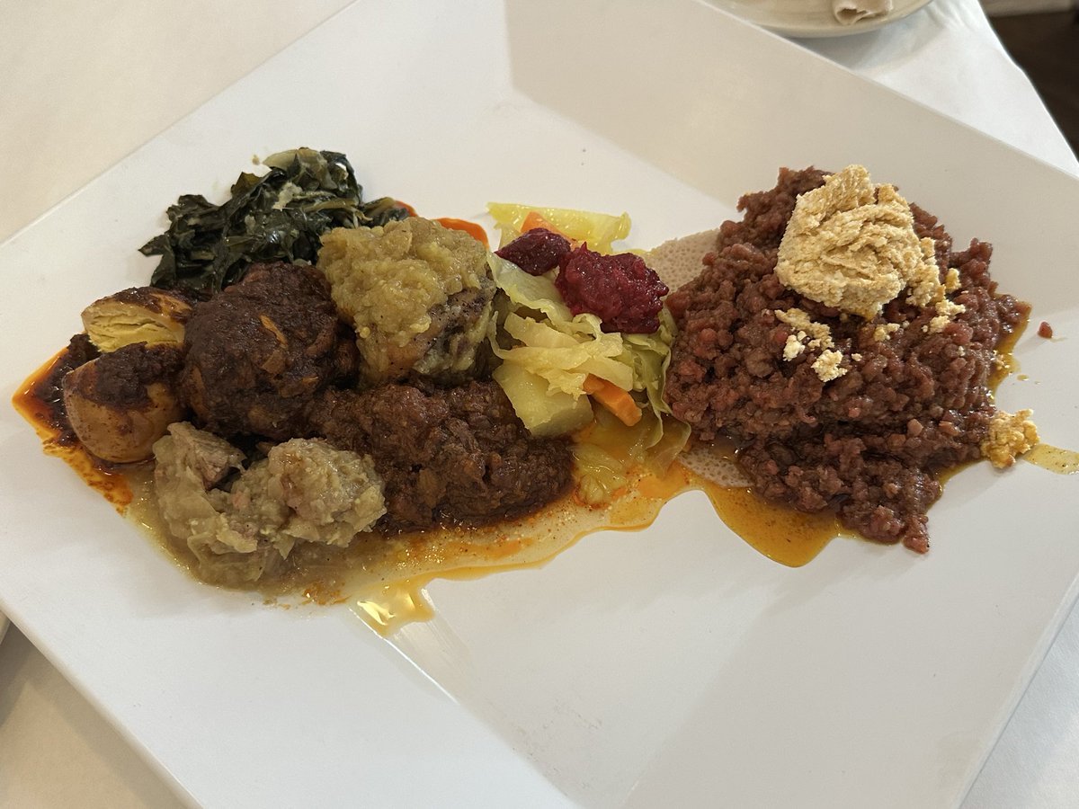 GraduatedBen's tweet image. Nothing like some fine Ethiopian cuisine to kick off the weekend