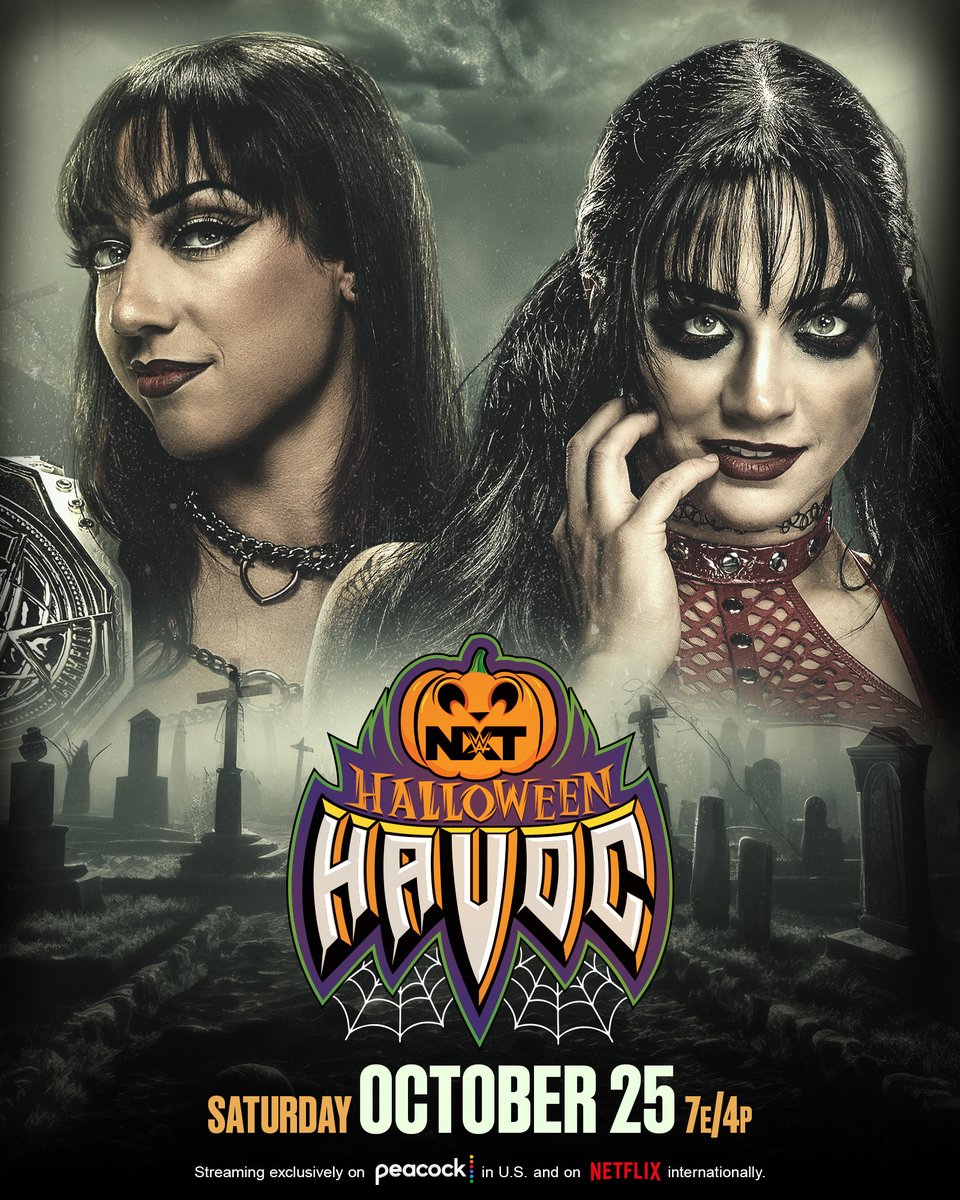 WWENXT's tweet image. Who will leave #HalloweenHavoc as our #WWENXT Men&apos;s and Women&apos;s Champion?

Give us your winning combo for tomorrow ⤵️

📍 ARIZONA
🎟️ ticketmaster.com/wwe-presents-n…
