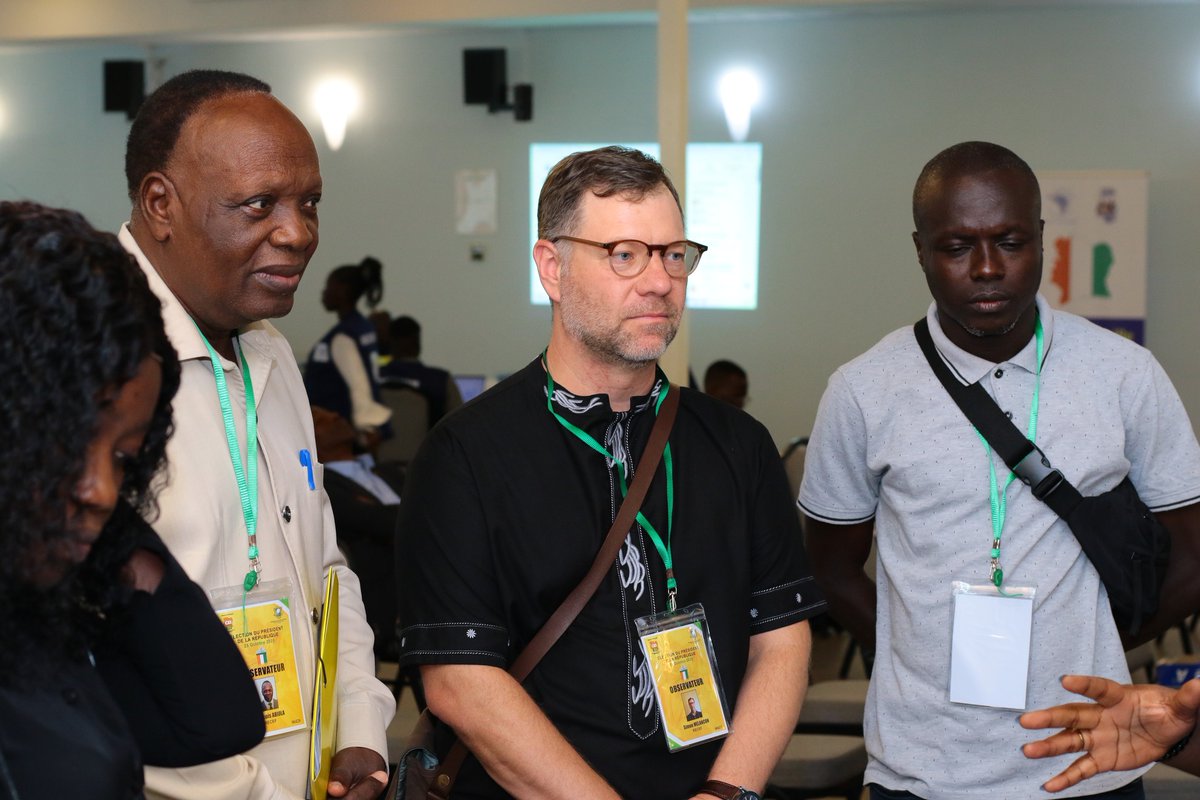 WANEPCI's tweet photo. Visite de M. @SimonMelancon  (RECEF) et M. @Adefranabi  (CENA Bénin) à la Cellule de Veille Électorale de WANEP–Côte d’Ivoire.
Échanges constructifs pour des élections apaisées et crédibles.
#WANEP  #Elections2025 https://t.co/MKx8et15RR