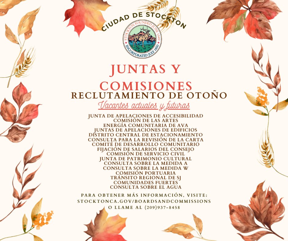 City Clerk, City of Stockton tweet media