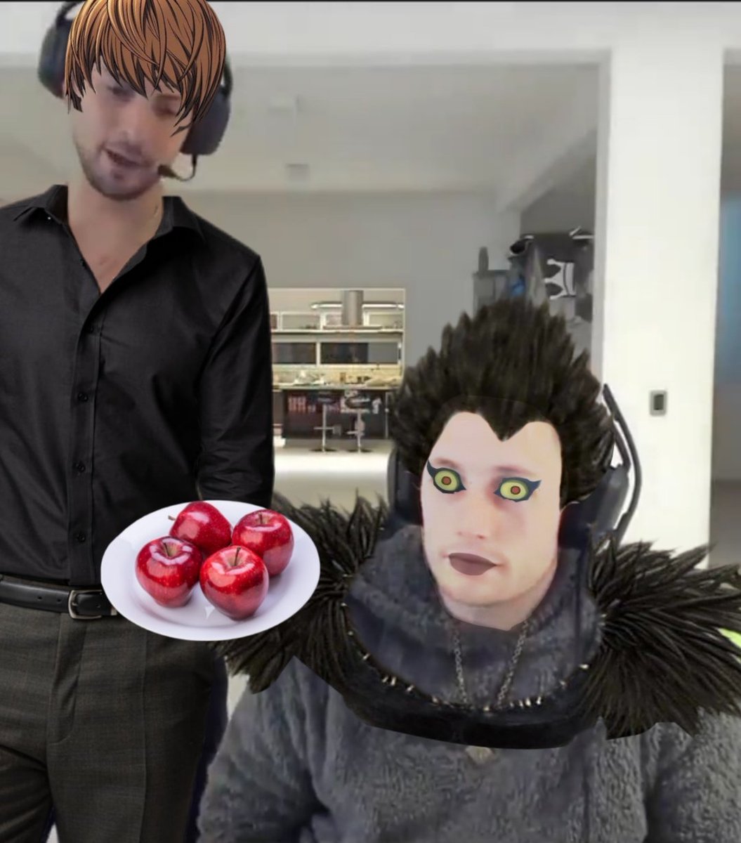 vagobond7's tweet image. - mira lo que traje ryuk, MANZANAAAS