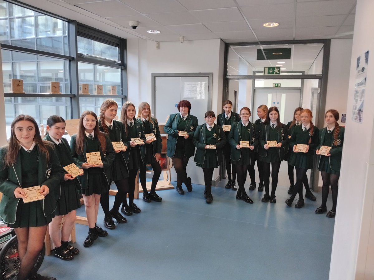 Year 9 have been flat out this week to get project one finished before the mid term break, we'll done ladies fantastic determination <a href="/StCeciliasDerry/">St. Cecilia’s College</a>