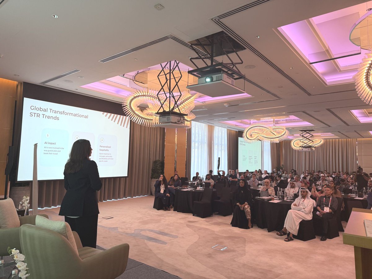 📸 Was great to have our team on the ground at #ScaleMiddleEast in Dubai this week.

Our CRO, Cassie Fields, led a session on revenue growth in 2026, sharing global insights and practical strategies for Middle East property managers.

Hostaway's CSO and Co-Founder,  Saber