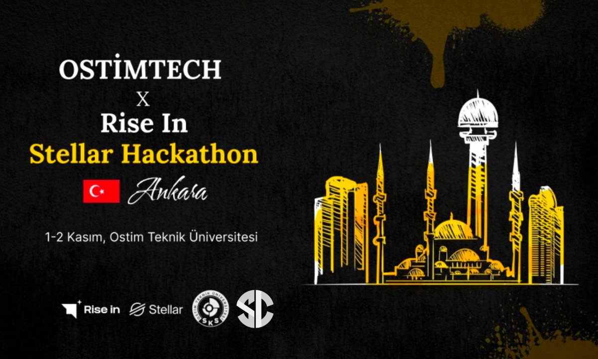 OSTİMTECH Software Club X Rise In Stellar Hackathon’a hazır mısınız! 🚀

🔹36 saatte Stellar, Soroban ve SDK teknolojilerini keşfedin.
🔹Takım kurun, $2.000 ödül havuzundan pay alın.

📅 1-2 Kasım | 📍 OSTİM Teknik Üniversitesi
Kayıt: risein.com/bootcamps/osti…