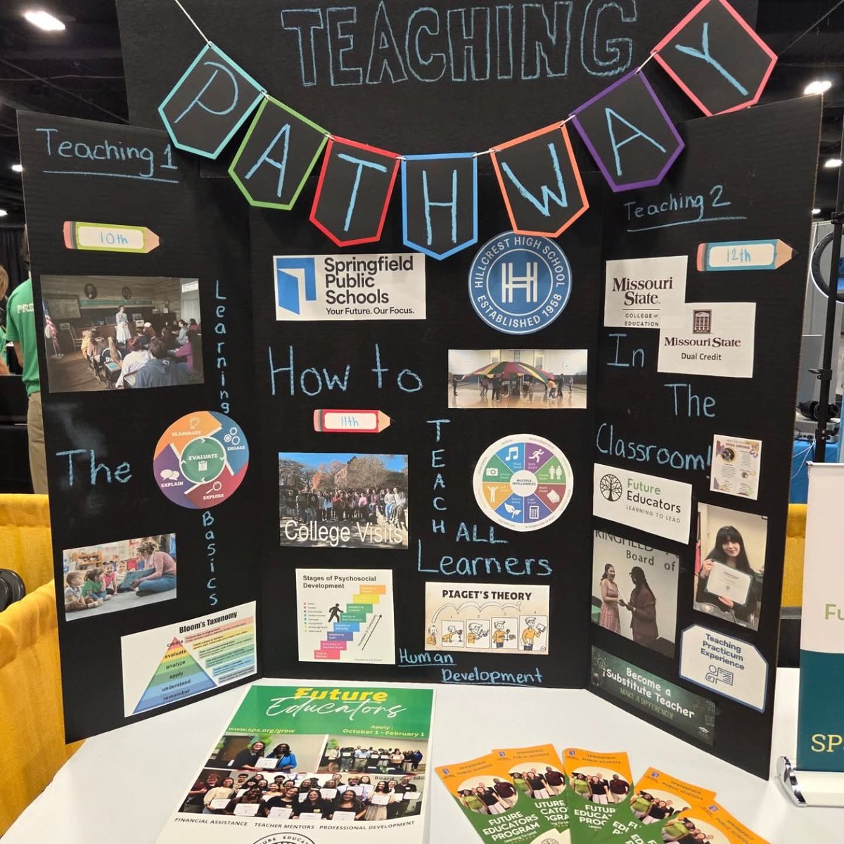 Shoutout to Mindy Wiese, Amonie Coleman &amp; Piper Lee who represented @officialsps at the Missouri School Board Association Annual Conference. They shared their experiences from their 3 years in the Teaching Pathway to school boards from across the state.