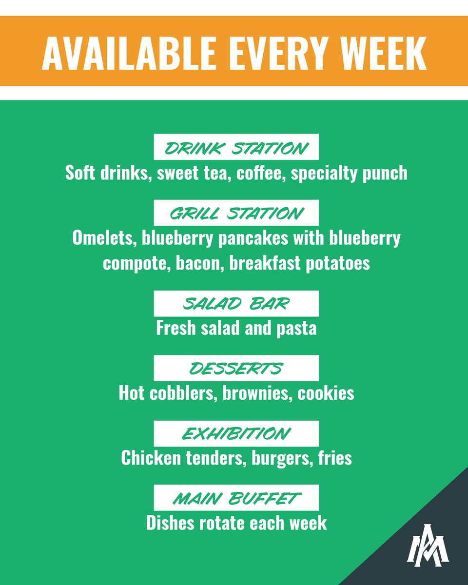 UAM Dining Services is excited to invite the public to our new SUNDAY BRUNCH AT UAM, taking place at the University Center Dining Hall every Sunday through November 16 from 11 a.m. to 1:30 p.m.