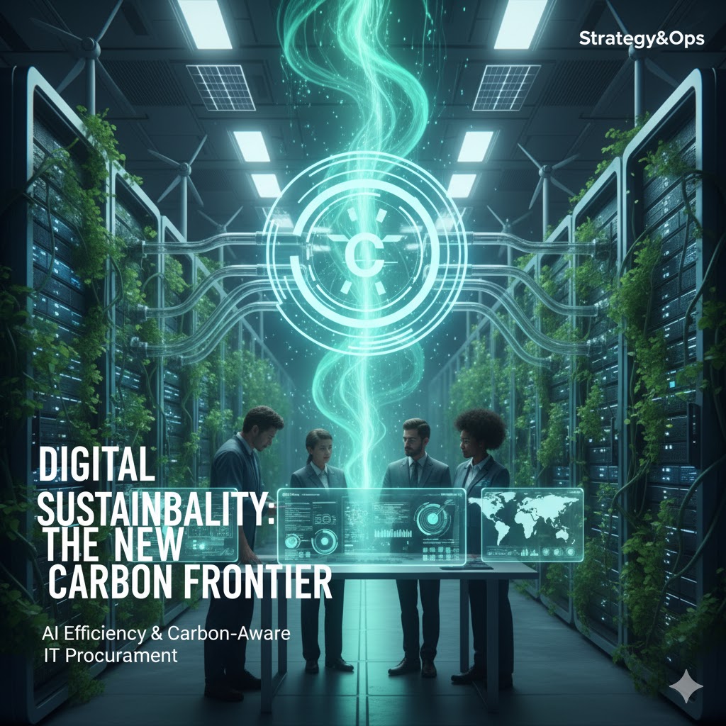 StrategyAndOps_'s tweet image. 💻 Digital transformation = new carbon frontier.
By 2040, IT could make up 14% of global emissions.
Smart tech choices today mean sustainable systems tomorrow.
📷Want to explore more: Contact us at info@strategyandops.net or visit strategyandops.net.