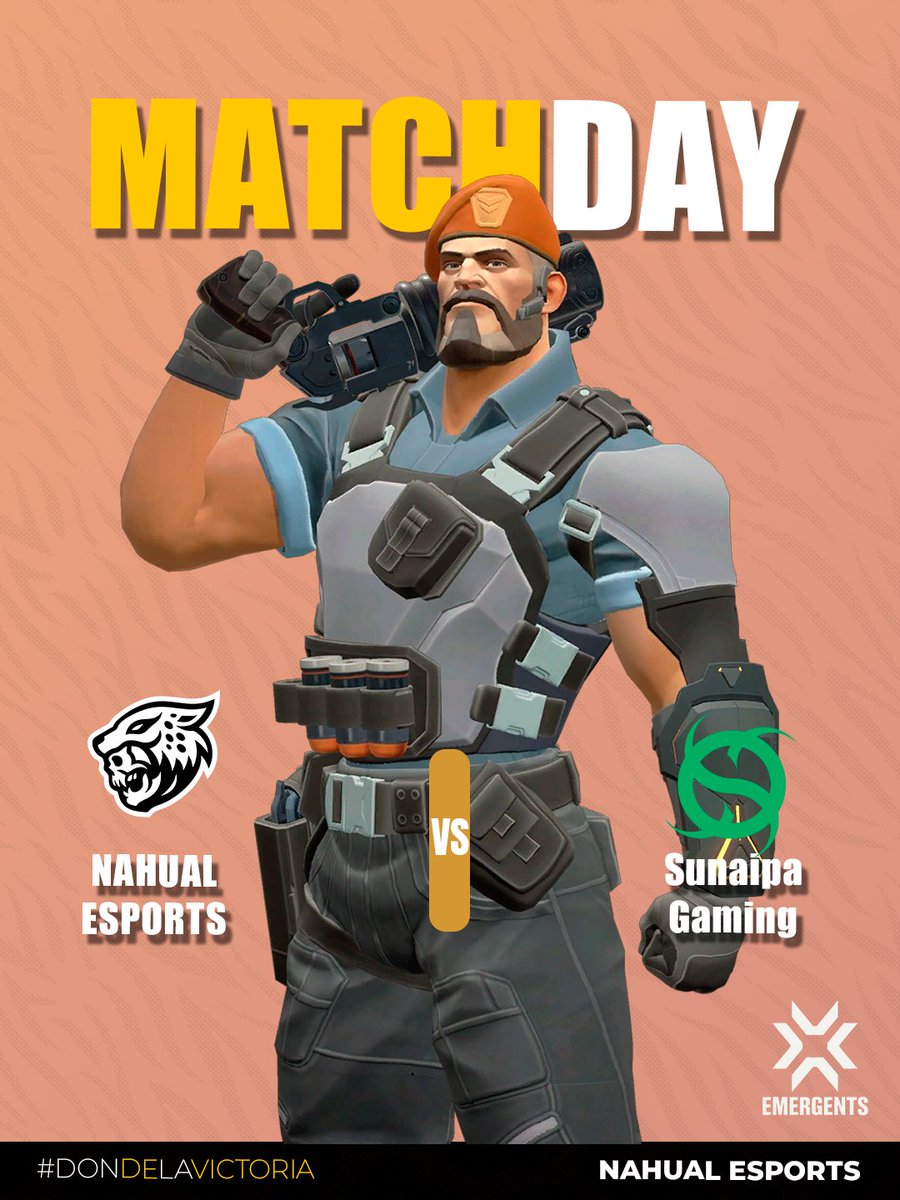 📣 MATCH DAY 🐾🔥

Hoy rugimos con fuerza una vez más.
Nos enfrentamos a <a href="/SunaipaG/">Sunaipa Gaming</a> en una nueva cacería por #ElDonDeLaVictoria ⚔️
Estamos emocionados porque este duelo será casteado por nuestro queridísimo <a href="/MastoLives/">MastoLives</a> 🎙️💛
Gracias por siempre ponerle alma y emoción a cada