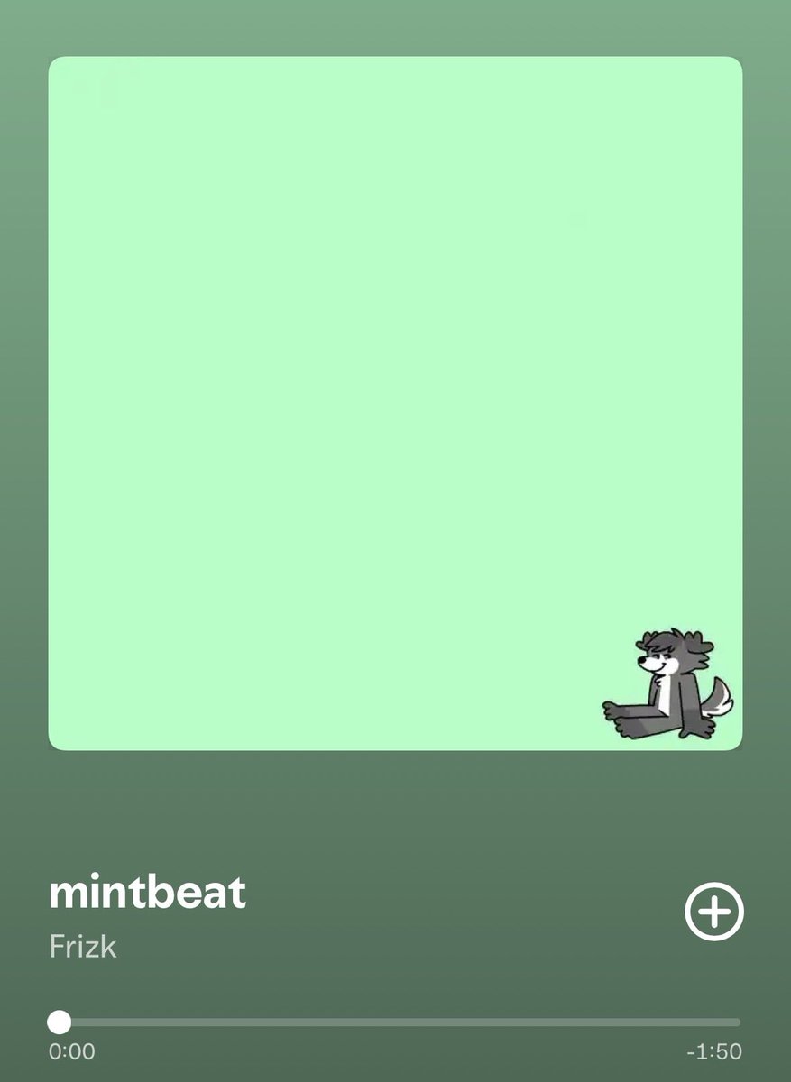 FrizkFur's tweet photo. my new single is mint flavored, listen 2 it! https://t.co/0ebZJL44v0