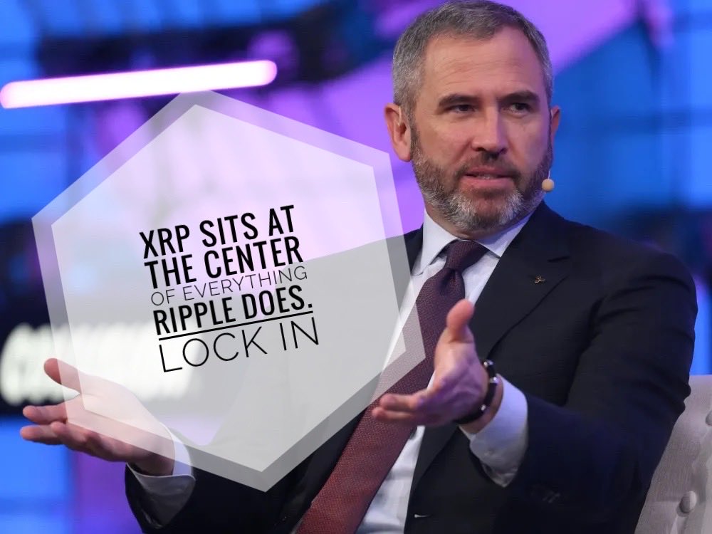 XRP sits at the center of everything Ripple does. Lock in.

Says Ripple Brad Garlinghouse 🏁