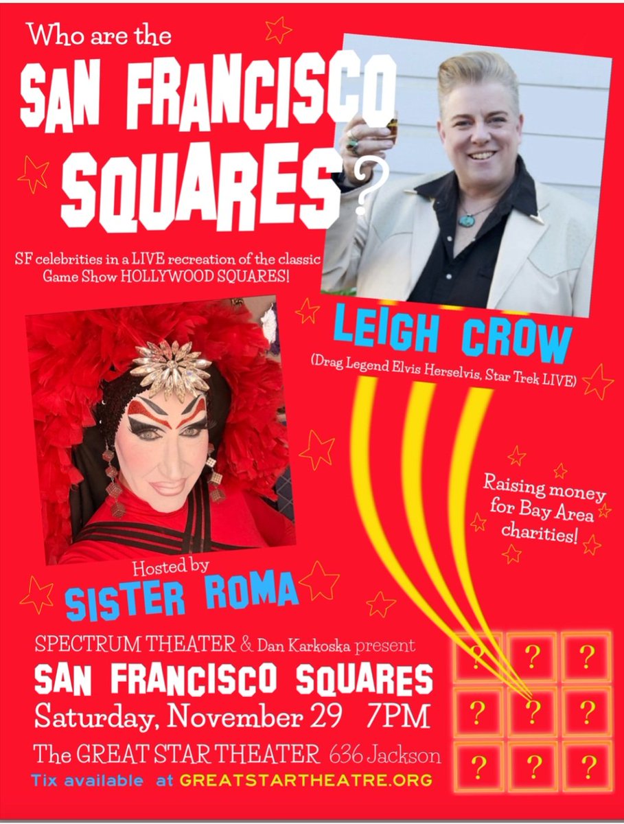 Videoid's tweet image. EARLY BIRD SPECIAL! 25% OFF ALL TICKETS BUT VIP UNTIL HALLOWEEN! No code needed
Also we have Champagne VIP Tables in the front row with a meet and greet with the cast after the show!!
What a great way to kick off the Holiday season!!
tickets.greatstartheater.org/events/greatst…