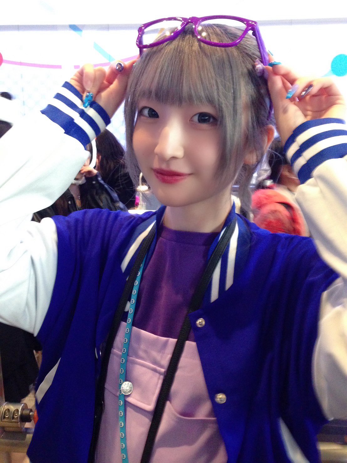 古いスマホで撮ってもらったの！エモい雰囲気！