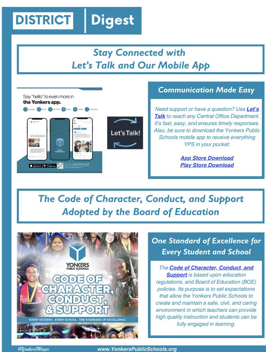 💫This week, #YonkersPublicSchools came together for UNITY Day and Fire Prevention activities! Staff participated in professional development during the Superintendent’s Conference Day, and we hosted our first PEARLS informational session. Catch all the highlights in this week’s