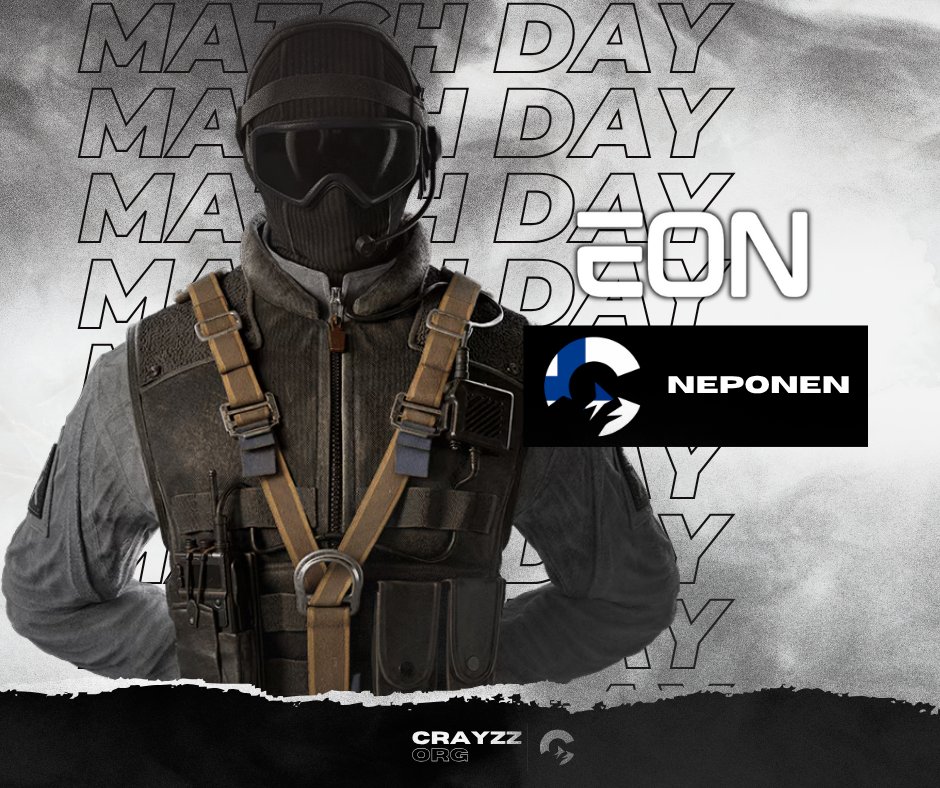 🇫🇮 Ottelupäivä 
CRAYZZ NEPONEN are starting their run in the EON Series Season 5 Qualifiers! 💪

<a href="/EONServicesEU/">EON Services</a> #EON #NEPONEN #Season5 #Qualifier #Rainbow6 <a href="/R6Katu/">Katujumala</a> <a href="/AzuriR6/">Azuri</a> <a href="/Topzander/">Topzander</a> <a href="/PyllisR6/">🇫🇮</a> <a href="/xRexiR6/">xRexi🦖</a> #CRAYZZ