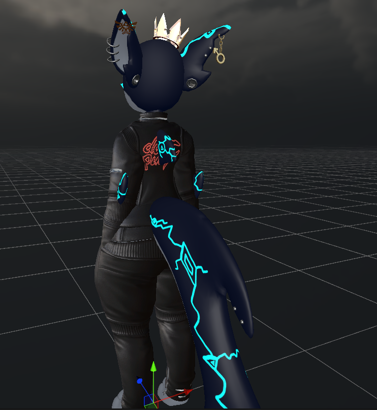 Omg, i did such an amazing job on the Leather Texture AND the logo can change color either manually or by itself + it react to the music, it's so cooooool