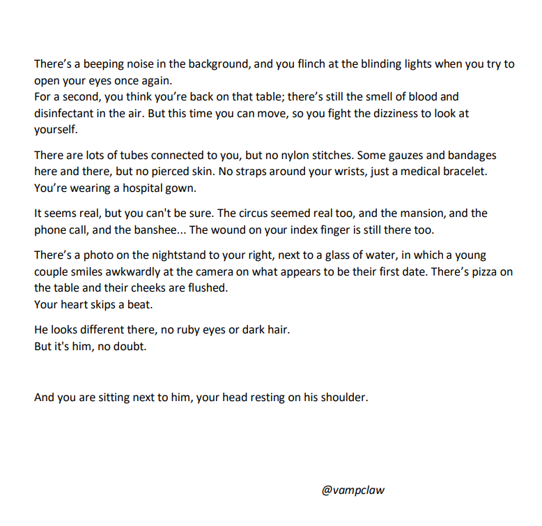 vampclaw's tweet photo. 🖤🎃 #nixtober25 🎃🖤

prompt 5: midnight circus

what's real and what's not?
if you're not sure, that's fine. that's my intention.
only one prompt left to answer that.

usual tw: dark themes, horror, blood.

(song that inspires the whole scenario in the replies)

🦇🎃🕸️👻 https://t.co/nbYIXaZ1ij