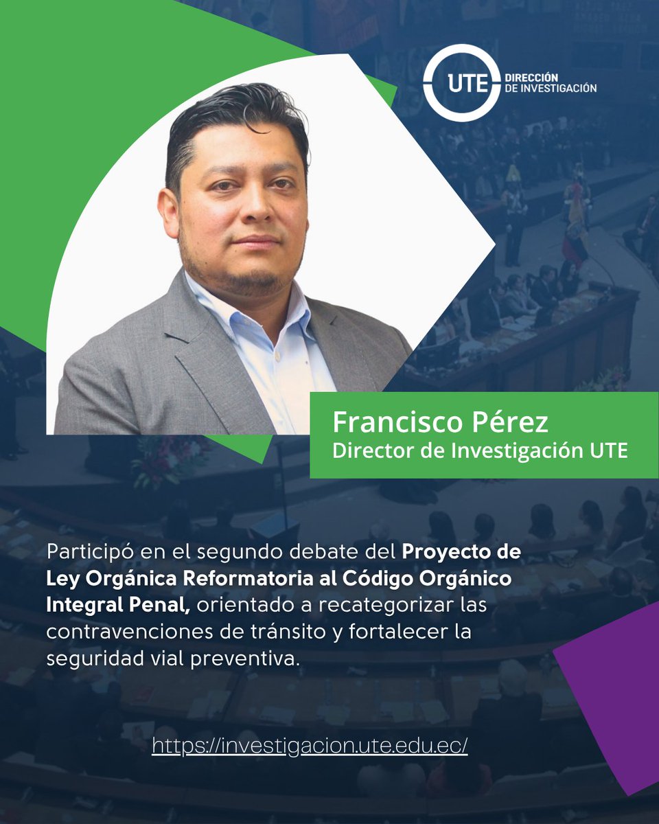 Dirección de Investigación - Universidad UTE tweet media